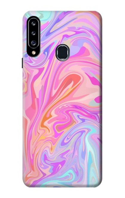 S3444 Digital Art Colorful Liquid Case For Samsung Galaxy A20s