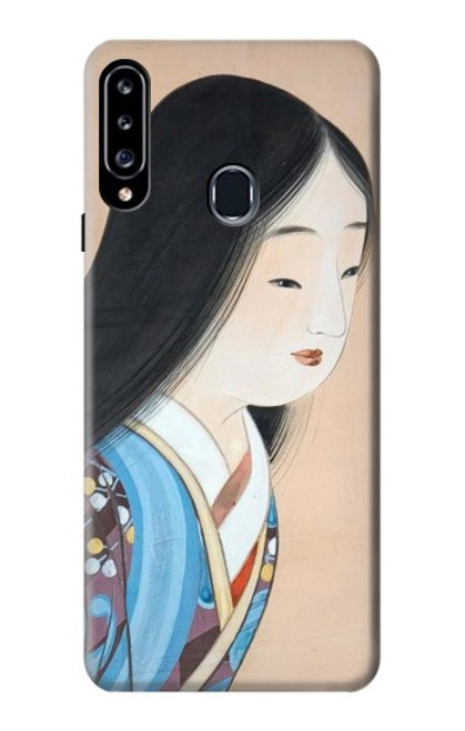 S3483 Japan Beauty Kimono Case For Samsung Galaxy A20s