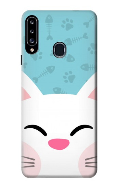 S3542 Cute Cat Cartoon Case For Samsung Galaxy A20s