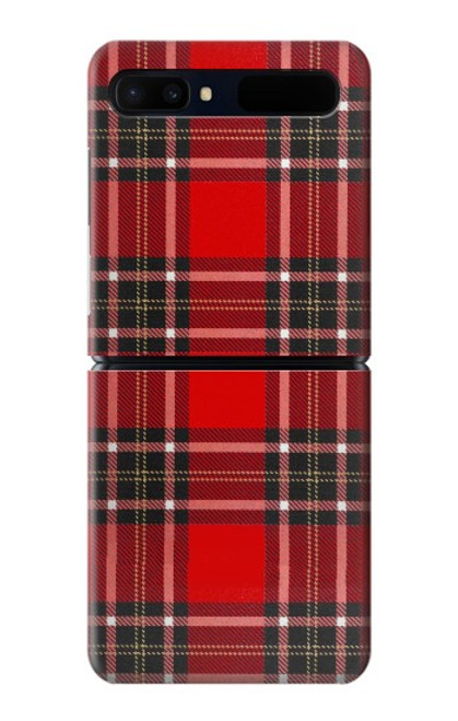 S2374 Tartan Red Pattern Case For Samsung Galaxy Z Flip 5G