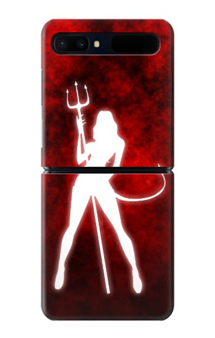 S2455 Sexy Devil Girl Case For Samsung Galaxy Z Flip 5G