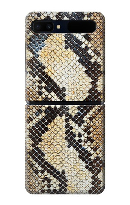 S2703 Snake Skin Texture Graphic Printed Case For Samsung Galaxy Z Flip 5G