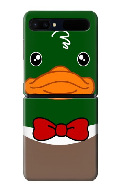 S2762 Green Head Mallard Duck Tuxedo Cartoon Case For Samsung Galaxy Z Flip 5G