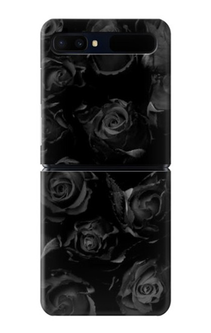 S3153 Black Roses Case For Samsung Galaxy Z Flip 5G