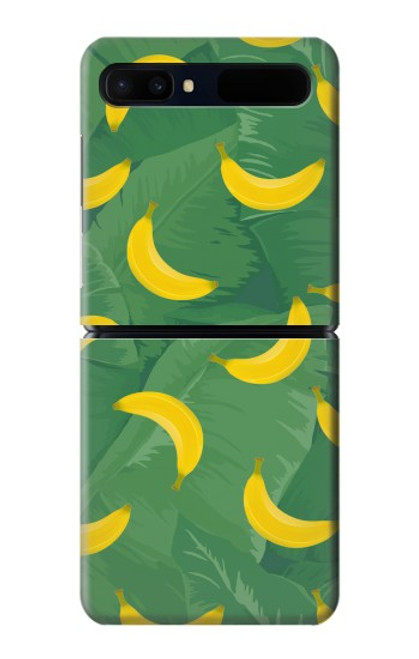 S3286 Banana Fruit Pattern Case For Samsung Galaxy Z Flip 5G