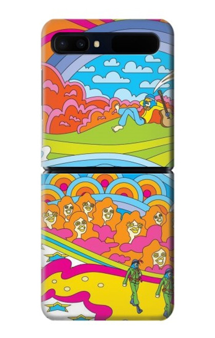 S3407 Hippie Art Case For Samsung Galaxy Z Flip 5G