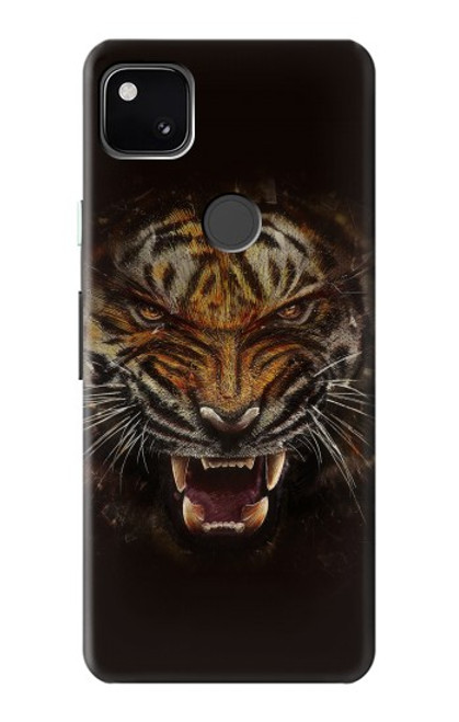 S0575 Tiger Face Case For Google Pixel 4a