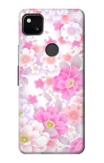 S3036 Pink Sweet Flower Flora Case For Google Pixel 4a