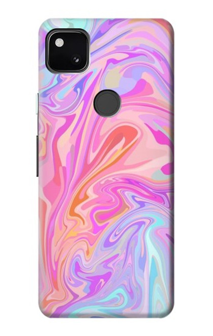 S3444 Digital Art Colorful Liquid Case For Google Pixel 4a