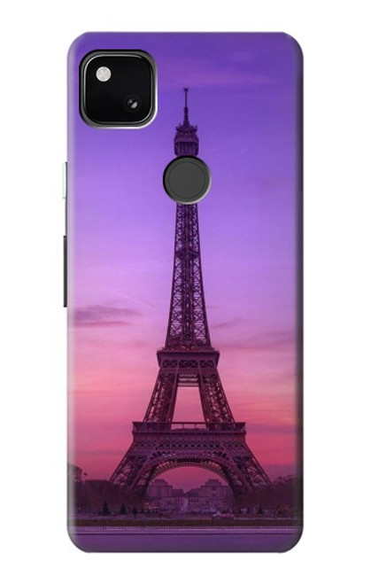 S3447 Eiffel Paris Sunset Case For Google Pixel 4a