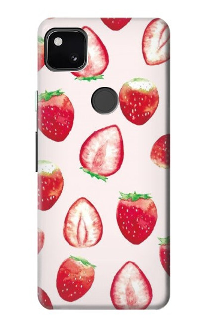 S3481 Strawberry Case For Google Pixel 4a