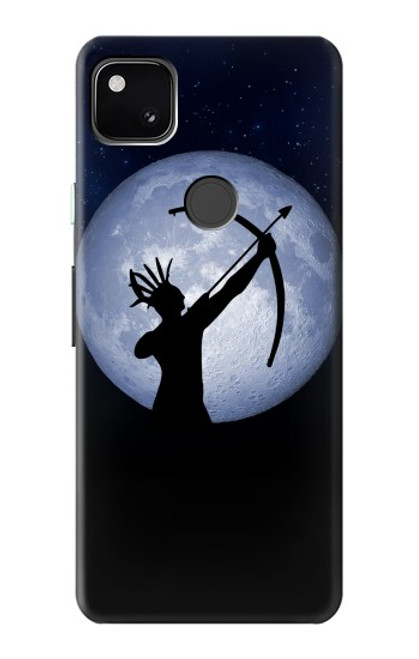 S3489 Indian Hunter Moon Case For Google Pixel 4a