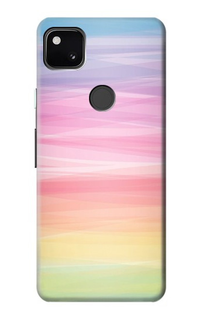 S3507 Colorful Rainbow Pastel Case For Google Pixel 4a