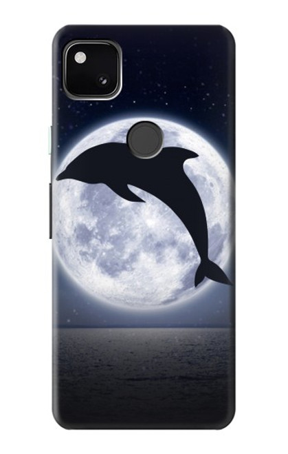 S3510 Dolphin Moon Night Case For Google Pixel 4a