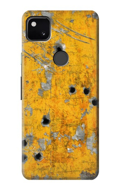 S3528 Bullet Rusting Yellow Metal Case For Google Pixel 4a
