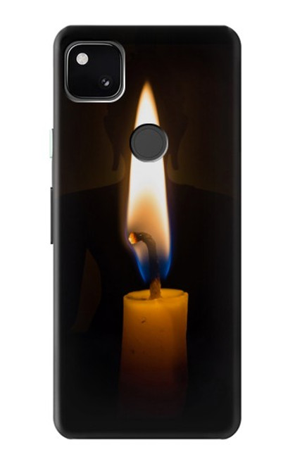 S3530 Buddha Candle Burning Case For Google Pixel 4a
