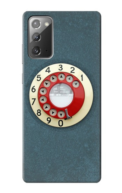 S1968 Rotary Dial Telephone Case For Samsung Galaxy Note 20