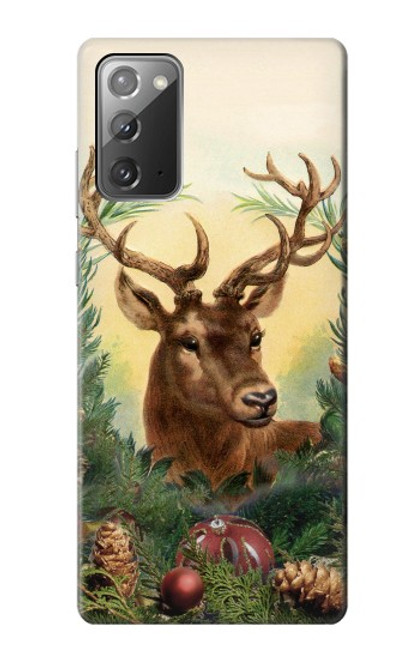 S2841 Vintage Reindeer Christmas Case For Samsung Galaxy Note 20
