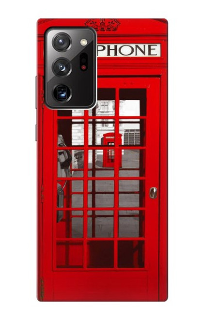 S0058 British Red Telephone Box Case For Samsung Galaxy Note 20 Ultra, Ultra 5G