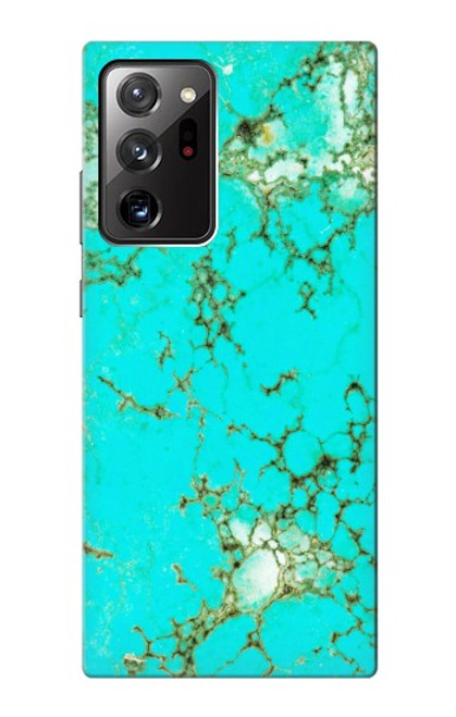 S2377 Turquoise Gemstone Texture Graphic Printed Case For Samsung Galaxy Note 20 Ultra, Ultra 5G
