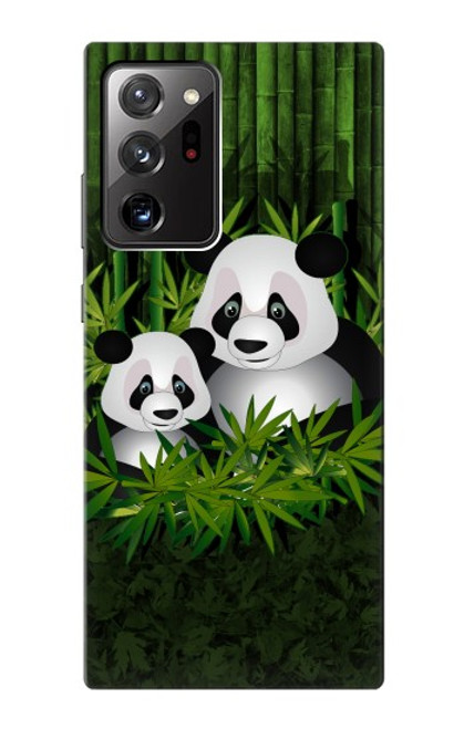 S2441 Panda Family Bamboo Forest Case For Samsung Galaxy Note 20 Ultra, Ultra 5G