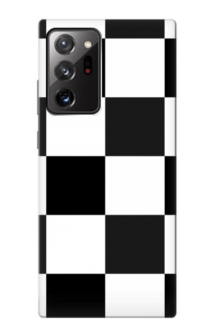 S2492 Black and White Check Case For Samsung Galaxy Note 20 Ultra, Ultra 5G