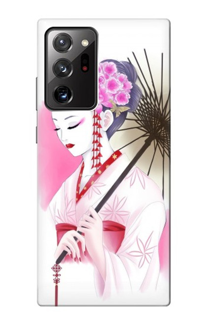 S2579 Japanese Traditional Geisha Kimono Case For Samsung Galaxy Note 20 Ultra, Ultra 5G