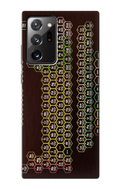 S3544 Neon Honeycomb Periodic Table Case For Samsung Galaxy Note 20 Ultra, Ultra 5G