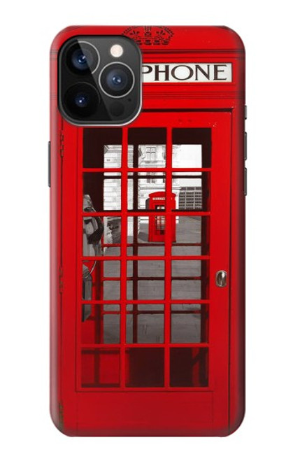 S0058 British Red Telephone Box Case For iPhone 12, iPhone 12 Pro