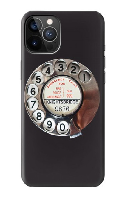 S0059 Retro Rotary Phone Dial On Case For iPhone 12, iPhone 12 Pro