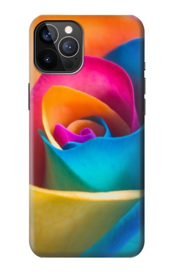 S1671 Rainbow Colorful Rose Case For iPhone 12, iPhone 12 Pro