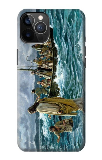 S1722 Jesus Walk on The Sea Case For iPhone 12, iPhone 12 Pro