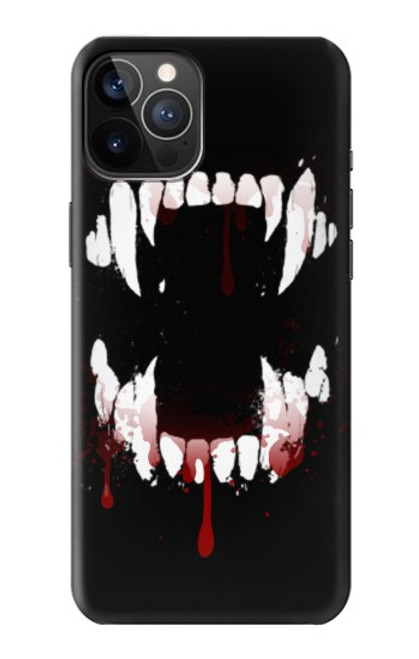 S3527 Vampire Teeth Bloodstain Case For iPhone 12, iPhone 12 Pro