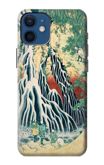 S2491 Hokusai Kirifuri Waterfall at Kurokami Case For iPhone 12 mini
