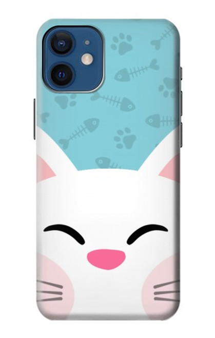 S3542 Cute Cat Cartoon Case For iPhone 12 mini