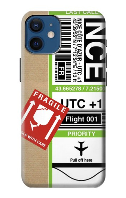 S3543 Luggage Tag Art Case For iPhone 12 mini