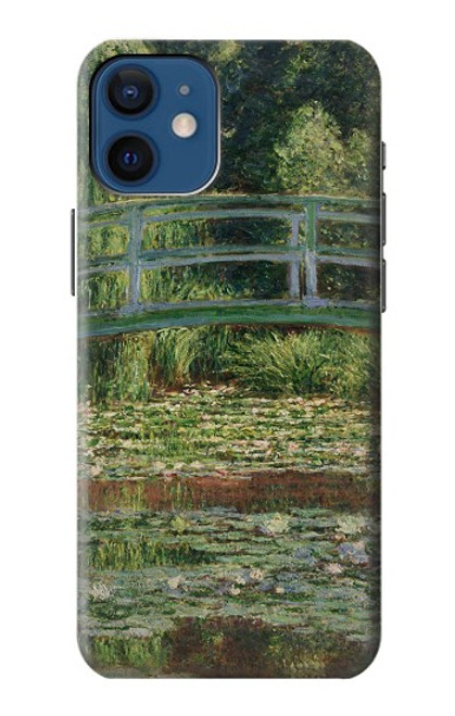 S3674 Claude Monet Footbridge and Water Lily Pool Case For iPhone 12 mini