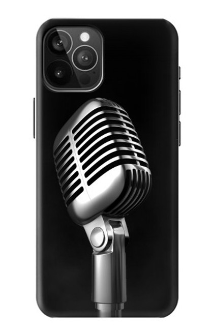 S1672 Retro Microphone Jazz Music Case For iPhone 12 Pro Max