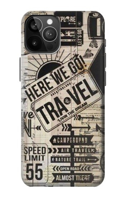 S3441 Vintage Travel Case For iPhone 12 Pro Max