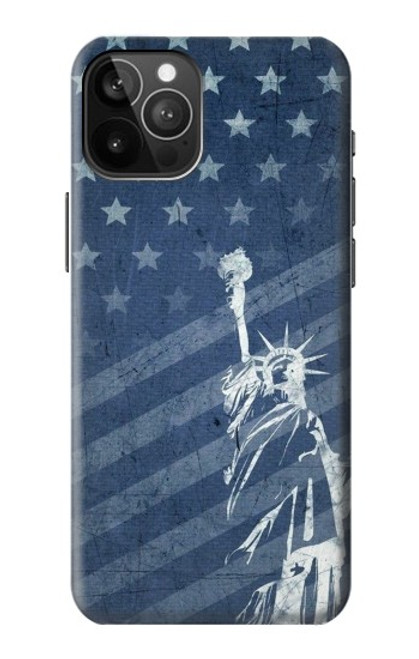 S3450 US Flag Liberty Statue Case For iPhone 12 Pro Max