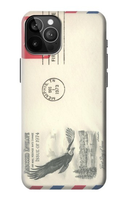S3551 Vintage Airmail Envelope Art Case For iPhone 12 Pro Max