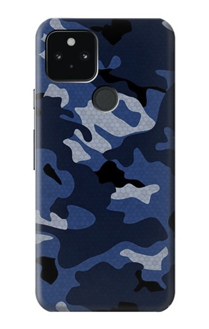 S2959 Navy Blue Camo Camouflage Case For Google Pixel 5