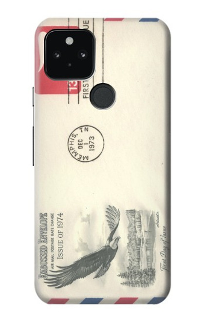 S3551 Vintage Airmail Envelope Art Case For Google Pixel 5