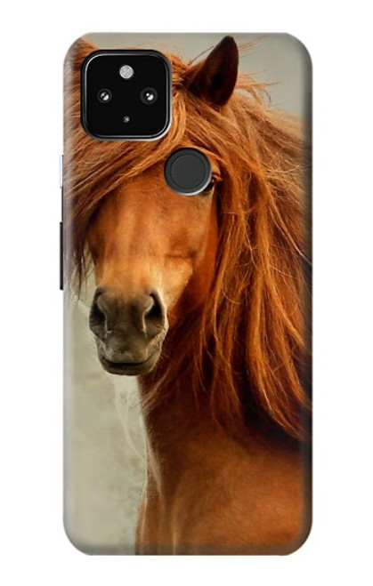 S1595 Beautiful Brown Horse Case For Google Pixel 4a 5G