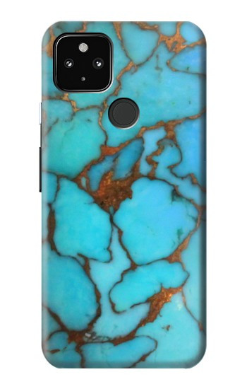 S2685 Aqua Turquoise Gemstone Graphic Printed Case For Google Pixel 4a 5G