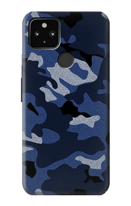 S2959 Navy Blue Camo Camouflage Case For Google Pixel 4a 5G