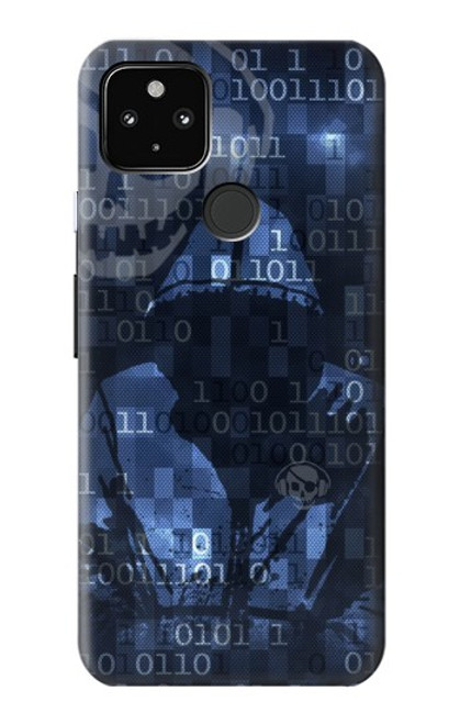 S3431 Digital Code Cyber Hacker Case For Google Pixel 4a 5G