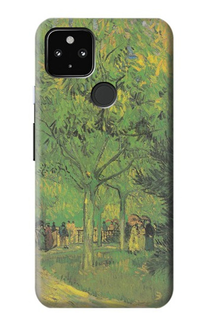 S3748 Van Gogh A Lane in a Public Garden Case For Google Pixel 4a 5G