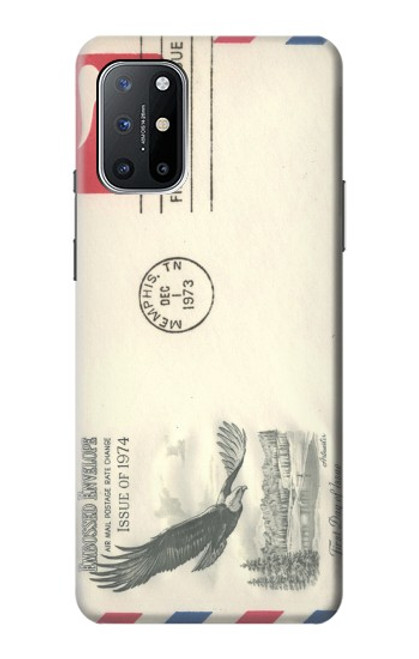 S3551 Vintage Airmail Envelope Art Case For OnePlus 8T