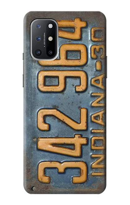 S3750 Vintage Vehicle Registration Plate Case For OnePlus 8T